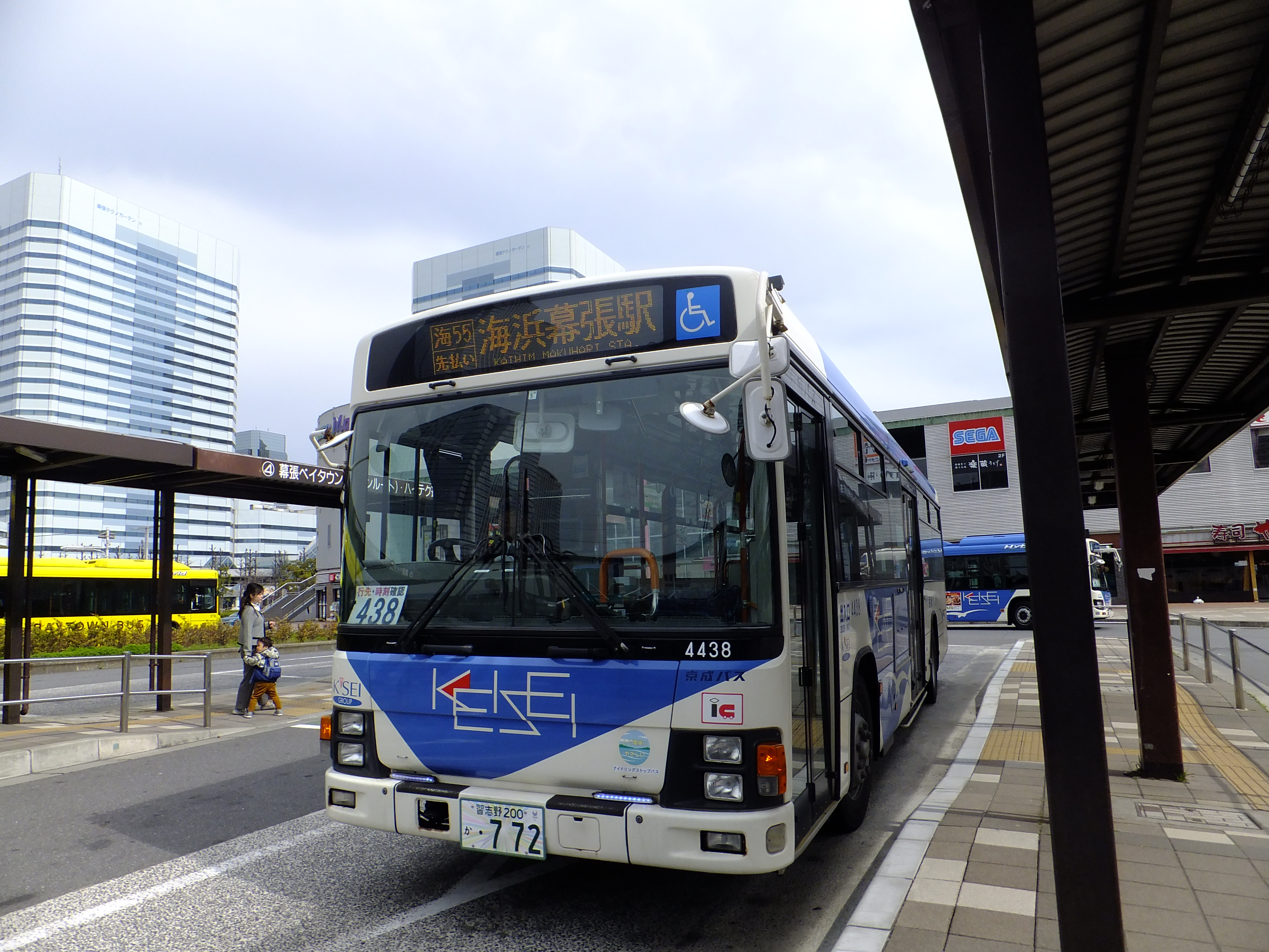 一日一本のバスに乗車する その7 京成バス海55 オモニバス